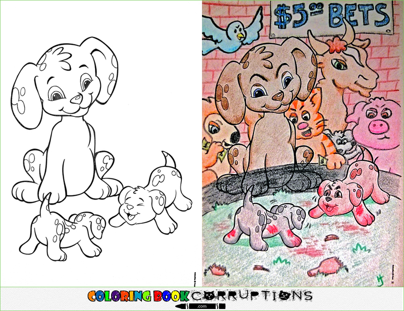 Illustration for article titled Your Childhood Coloring Books, Now With Nightmares